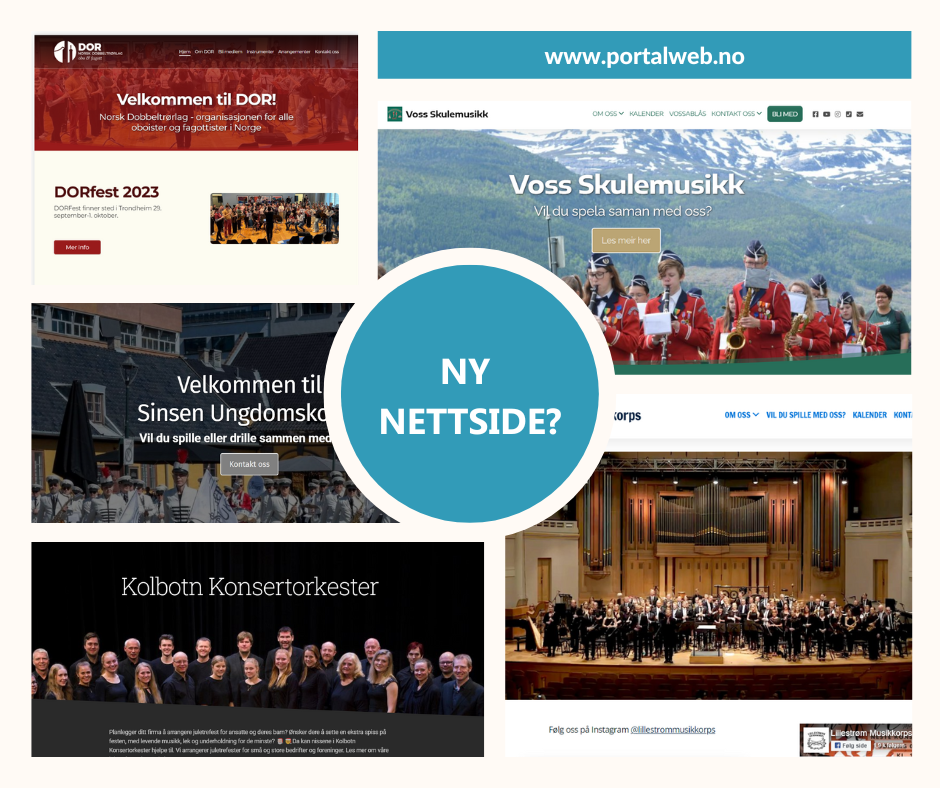 5 gode grunner til hvorfor korpset bør ha en nettside! 